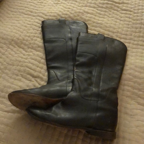 Dark Brown Frye Tall Paige Riding Boots - size 8 - Picture 2 of 4